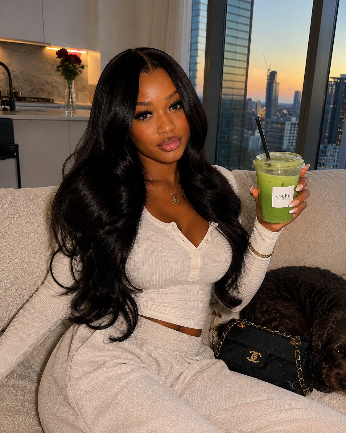 Kayla Monae café lifestyle photo